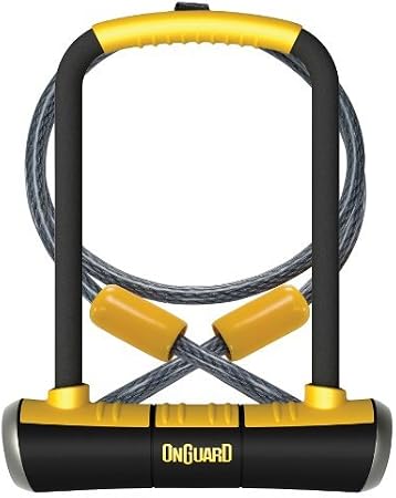 OnGuard U-Lock Pitbull - Standard 4.5X9'' with 4' Cable