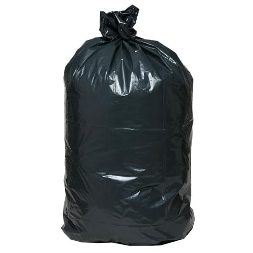 AEP 0232362 XX Heavy Duty Can Liner, 33 Gallon, 1.4 ml, Black Pack of 100