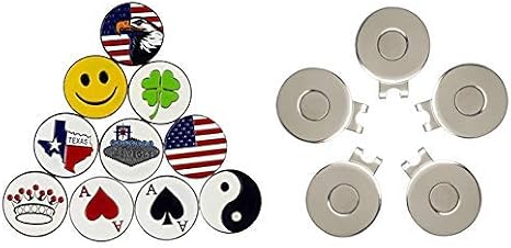 Golf Ball Marker with Hat Clip