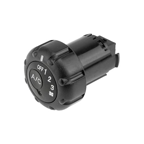 Car Air Condition Switch Compatible with Atos AC Heater Panel Climate Temperature Control Knob 9725602001 97256-02001 9 Pins