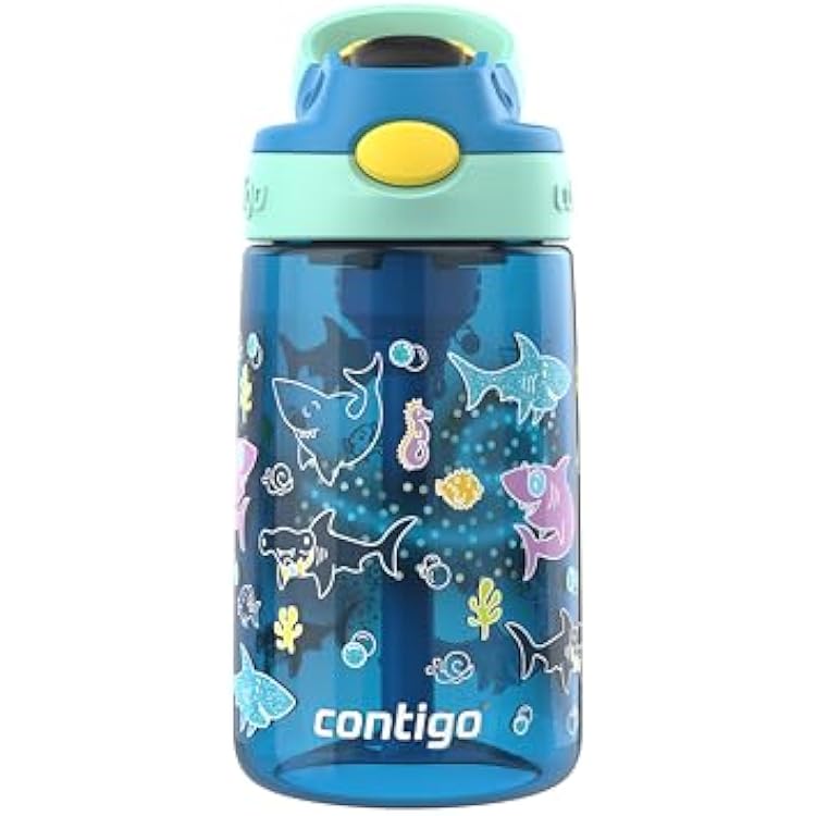 Contigo Kids Water Bottle with Redesigned AUTOSPOUT Straw, 14 oz