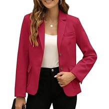 BZB Women's Casual Blazers Long Sleeve Lapel Open Front Work Office Bussiness Warm Blazer Jackets