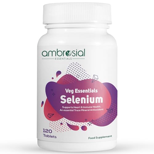 Ambrosial Selenium Selenomethionine 200mcg Pack of 1-120 Tablets