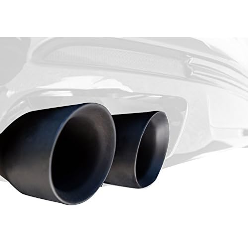 Mishimoto MMEXH-CAM4-16QTPBK Quad Tip Pro Cat-Back Exhaust Fits Chevrolet Camaro 2.0T 2016-2018 Black Tips