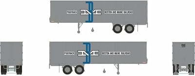 Rapido RAP403003 HO Scale Boston & Maine 35 ft. Fruehauf Integral-Post Volume Van No.10264