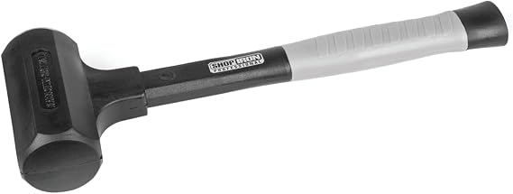 Titan 63124 1.5lb Dead Blow Hammer with Steel Shot Filled Head, Spark & Rebound Resistant, 13" Non-slip Diamond Textured Handle