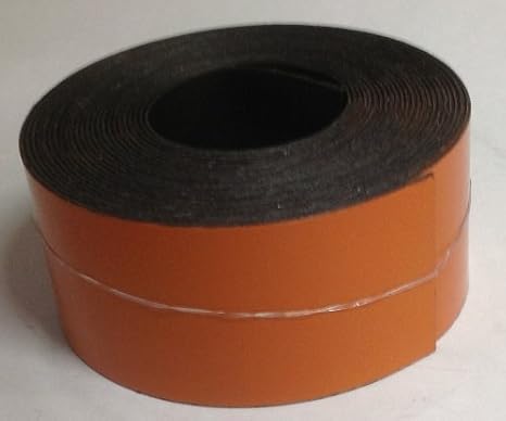 Dry Erase Orange Magnetic Strip Roll 2" x 10' Write on/Wipe off Magnet