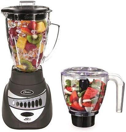 Oster Precise Blend 700 Blender Plus Food Chopper - Gunmetal BLSTTA-GFP