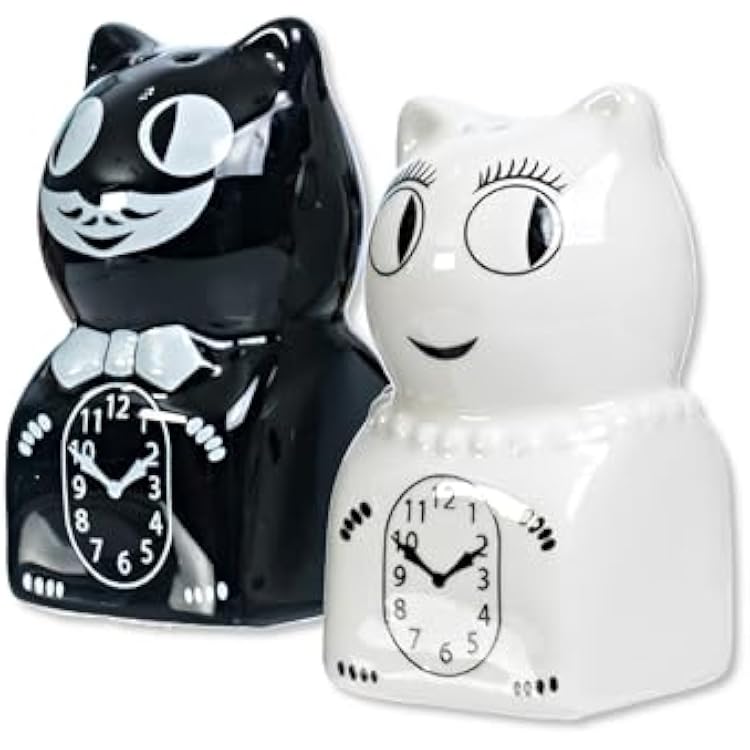 Official Kit-Cat Klock Salt & Pepper Collectors Set