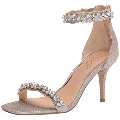 Jewel Badgley Mischka Womens Odele Heeled Sandal