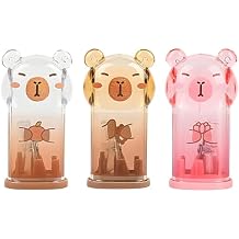 Cute Capybara Stationery Set,Kawaii School Supplies,Including 3Pcs Cute Capybara Pencil Sharpeners, for Kawaii Office School Home Supplies