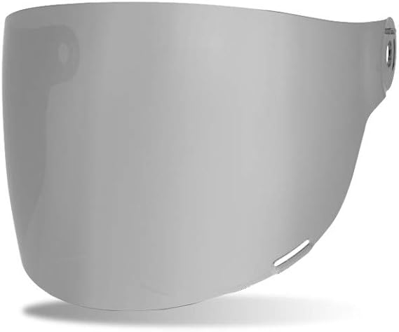 BELL Bullitt Flat Face Shield (Brown Tab) (Silver Iridium)
