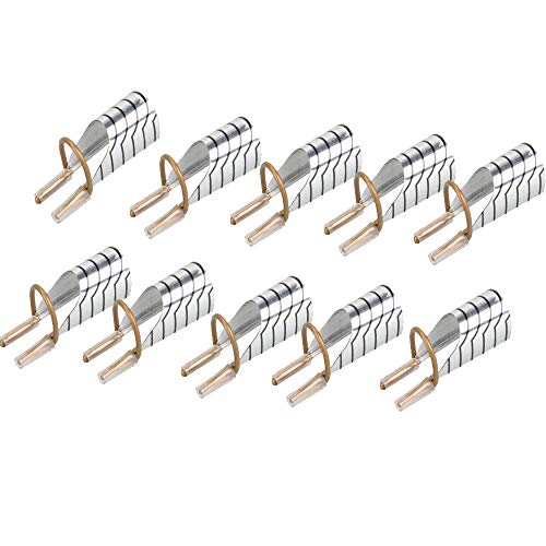 Vktech 10 PCS Acrylic Nail Tools Reusable Nail Forms Tool
