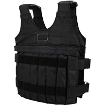 20kg Weighted Vest, Adjustable Bodybuilding Weight Vest with Removable Sandbags Fitness Training Gym Heavy Body Exercise for Weight Training Exercise