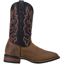Laredo Mens Lodi Square Toe Casual Boots Mid Calf - Brown