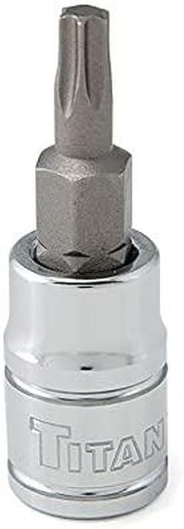 Titan 66920 1/4-Inch Drive x T20 Torx Bit Socket