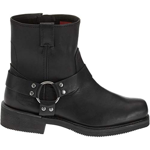 Harley-Davidson Mens El Paso Harness 7-Inch Motorcycle Boots, Side Zip D94422