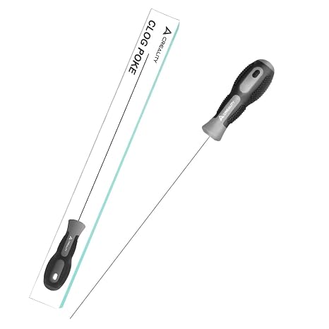 Creality 3D Printer Tools, Creality Clog Poke 3D Printer Nozzle Cleaning Kit for 1.75mm Filament Nozzles, 1.5mm Needle with Arrow Tip, 210mm Prolong&Hight Hardness Cleaning Hotend Without Disassembly