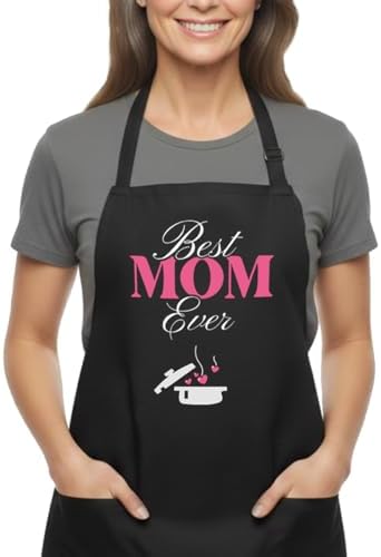 Funny Cooking Apron - Kitchen Chef Grilling Apron - 2 Pockets & Long Straps - Adjustable, Lightweight Aprons