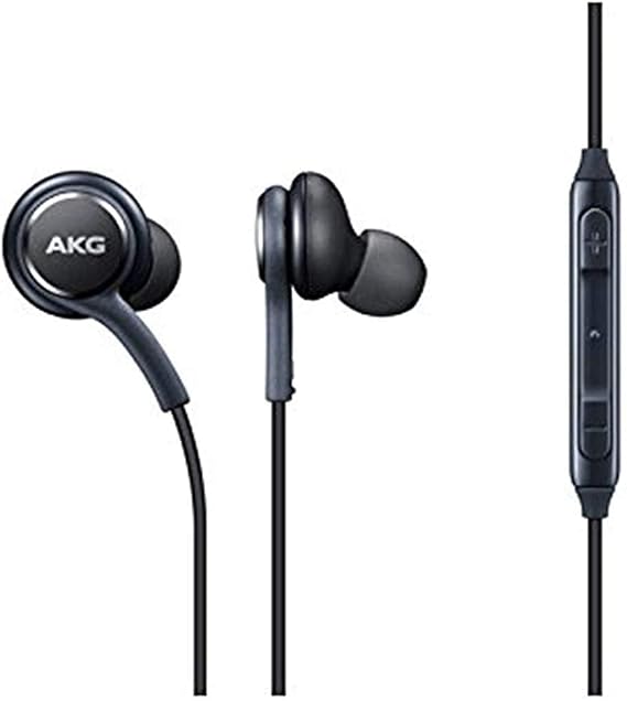 Official Galaxy S8 InEar Headphones EO-IG955BSEGW Tuned by AKG Remote Mic Earphones- Titanium Grey