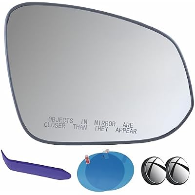 EAP Passenger Side Mirror Glass Compatible with Toyota RAV4 2013-2025, 4runner 2014-2024, Tacoma 2016-2025, Heated 8793142B70 8793142B80 8790204011 8793135C00 879310R260 TO1325144