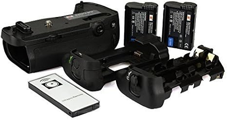 DSTE MB-D16 Vertical Battery Grip + 2pcs EN-EL15 Battery Compatible with Nikon D750 Camera