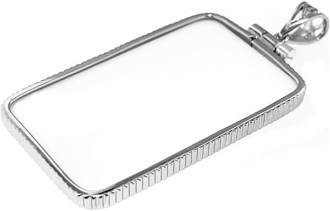 Sterling Silver bezel frame for 1 oz credit suisse Pamp Lady Fortuna Gold bar / 1 oz Credit Suisse /1 oz Pamp Rosa