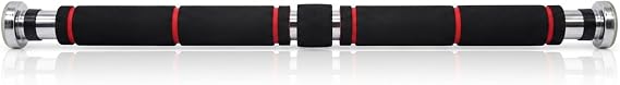 KF PREMIUM Adjustable Doorway Pull-Up Bar – Sturdy Home Gym Exercise Equipment for Upper Body Workouts | Multi-Functional Fitness for Chin-Ups, Push-Ups, Dips| Easy to Install, Unisex