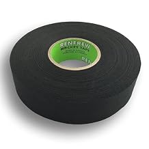 Renfrew Scapa Tape Solid Color Fabric Hockey Tape, 1" Wide (Choice of Colours)