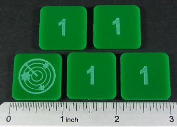 LITKO Numbered 1 Blip Set, Green (5)
