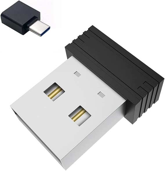 Undetectable Mouse Mover USB Mouse Mover Automatic Computer Mouse Mover Jiggler with USB C Adapter Black, 500327355A1