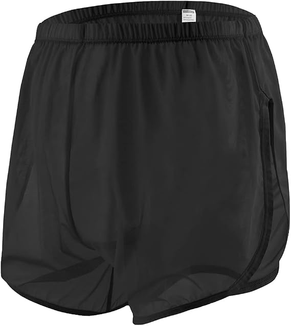 ZONBAILON Men's Boxer Shorts Loose Split Side Mesh See-Through Sexy Thin