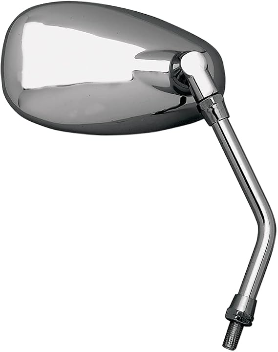 Emgo 20-86831 Chrome Plated Right Side Replacement Mirror for Yamaha VMX/XJ/XV