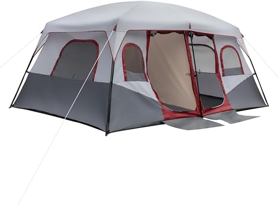 Family Cabin Tent, Waterproof Instant Cabin Tent Portable, Setup for Camping/Hiking/Fishing/Beach
