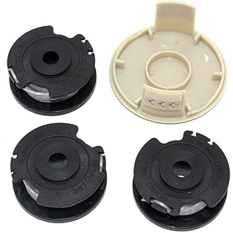 Spool With LineSpool Cap Cover For Craftsman 315CR2000 Qualcast CLGT2425A 24V RIDGID TROY-BILT ECHO POWERSTROKE WORKFORCE BLACKMAX Homelite 310917001 3110382AG