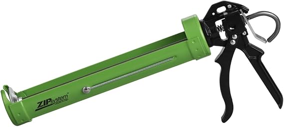 ZIP System Liquid Flash Cartridge Applicator, Caulk Gun, 29 oz Cartridge | Professional-Grade Steel Frame Caulk Gun, 18:1 Thrust Ratio, Rotating Barrel Cartridge Applicator for ZIP System Liquid Flash