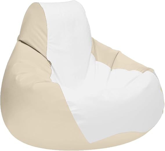 Ocean-Tamer Teardrop Boat Bean Bag Chair, Waterproof with Neck Support Beanbag for Dock Camping Outdoor Marine Grade Vinyl (Medium, W922)