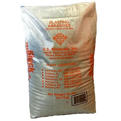 Black Diamond 07TSFBR5 Black Diamond Blend Coal Slag, Fine, 50-lb. - Quantity 1