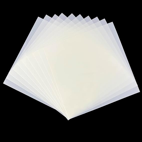 10 Pcs 10 Mil Blank Mylar Stencil Sheets, 12 x 12 Inches Templates Material, Reusable Accetate for Crafts, Clear Plastic Sheets, Mylar Template