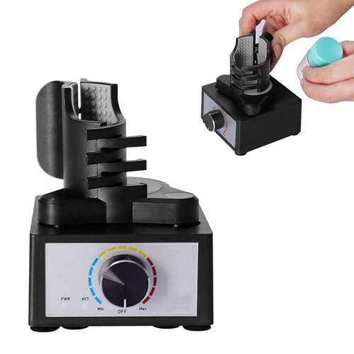 Mini Vortex Mixer, DIY Gundam Model Paint Shaker, Hands-Free Paint Shaker, 300~2400rpm Three-Stage Speed Mix, Suitable 10-100ml Shaker, for Hobby Acrylic Paints, Nail Polish, Pigment