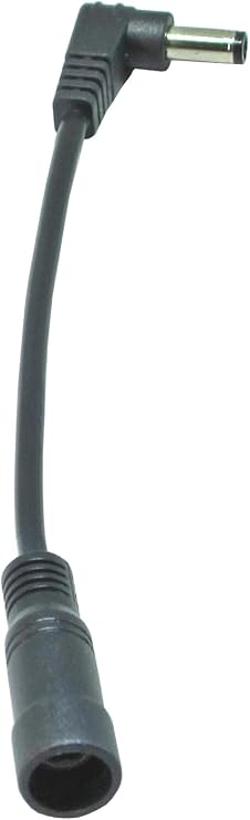 5.5 x 2.1mm Right Angle Dongle Connector Converter for 5.5 x 2.1mm DC Power Connector - LD521