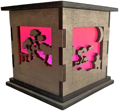 Japanese Scenery Light Box | Japan Landscape Bedside Lamp | Nerdy Night Light | Shelf Decor for the Anime Fan