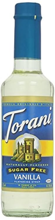 Torani Sugar Free Syrup, Vanilla, 12.7 Ounce