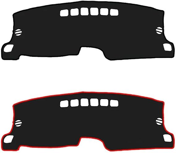 Car Dashboard Cover Anti-Scratch Dash Cover Interior Dash Covers - for Jeep Patriot 2007-2016, Red Lhd