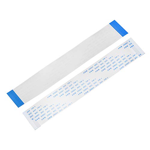 uxcell Flexible Flat Cable, 50 Pins 0.5mm Pitch 150mm FPC FFC Flexible Ribbon Cable for LCD TV DVD Player Laptop 10Pcs A Type