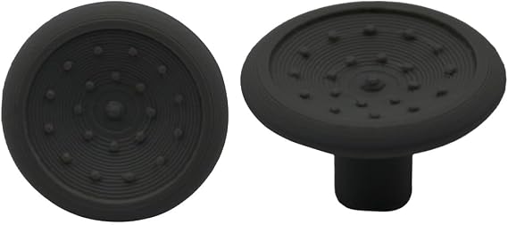2PCS Joystick Cap Compatible for ANBERNIC RG406V/RG406H/RG476H/RG477M, Thumb Stick Grip Rocker Caps Gaming Console Thumbstick Button Cap Cover Replacement (black)