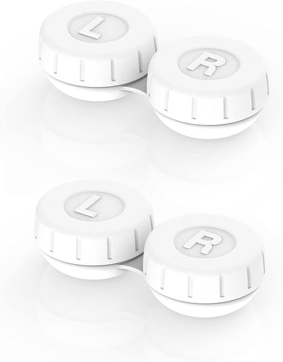 Vastsoon Pack of 2, Contact Lens Cleaner Accessories,Portable Contact Lens Case Replacement