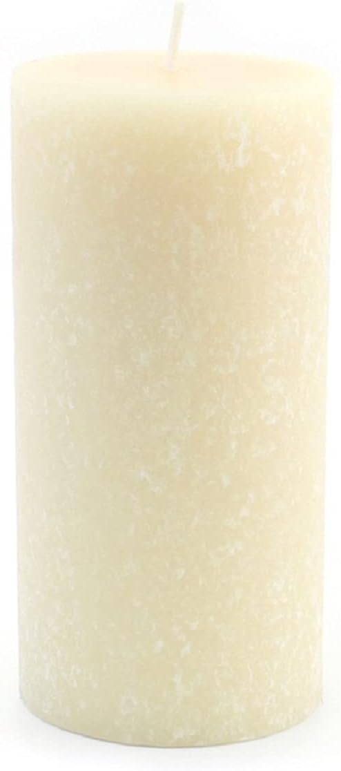Root Candles Unscented Candles Premium Beeswax Blend Pillar Candle, 3 x 6-Inch, Buttercream