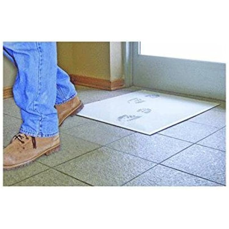 Surface Shields Step N Peel Board with 30-Piece Sticky Mat, 30 x 24