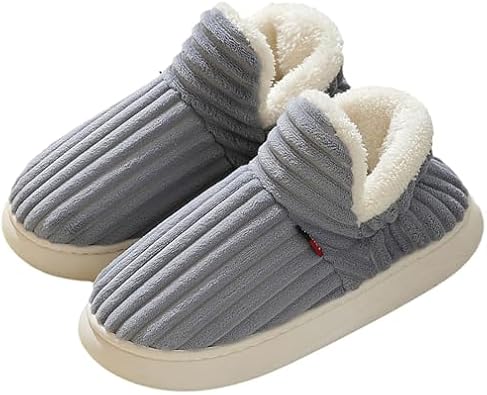 The Cozy & Stylish Slipper, Warm Slipper Booties for Women Men, Plush House Slippers Thick Sole Anti-Skid Slides